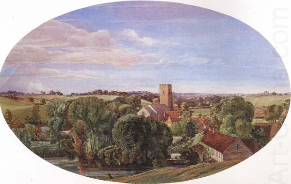 A Panoramic View of Hunworth (mk46), Anthony Frederick Augustus Sandys